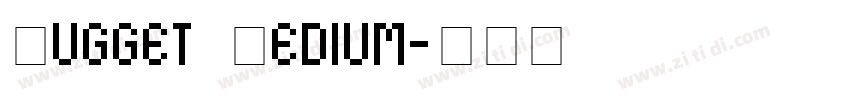 Nugget Medium字体转换